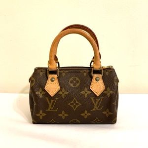 Authentic Louis Vuitton Mini Speedy HL Handbag Pouch